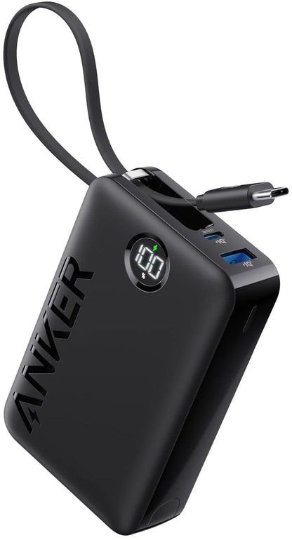 Anker PowerCore 335 External Battery, 20000mAh, 22.5W, QC + PD, 1 x USB-A - 2 x USB-C, Black A1647G11 