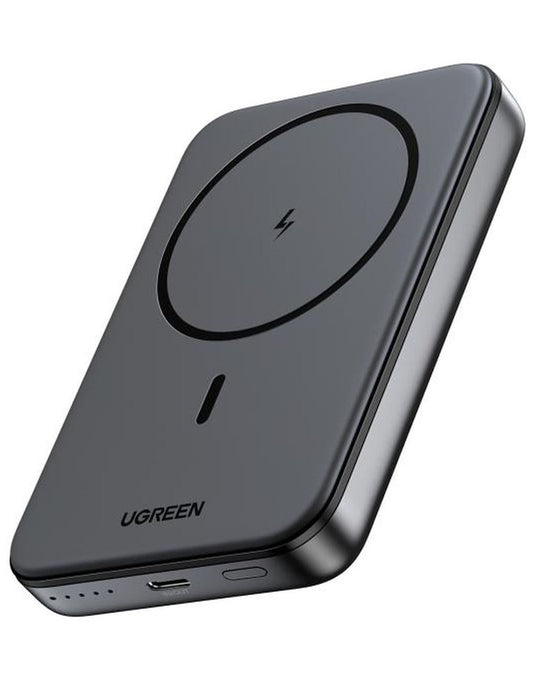 Externe drahtlose Batterie UGREEN PB561, 10000mAh, 20W, PD + FQI, 1 x QI - 1 x USB-C, Schwarz 