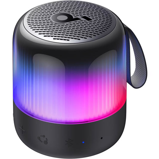 Enceinte portable Bluetooth Anker SoundCore Glow Mini, 8W, RGB, étanche, noire A3136G11 