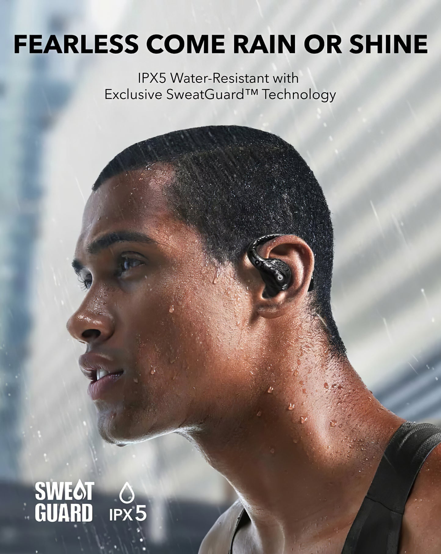 Bluetooth-Freisprecheinrichtung Anker Soundcore AeroFit Pro, TWS, Schwarz A3871G11 