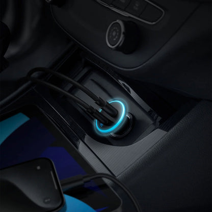 Anker 323 Autoladegerät, 52.5W, 3A, 1 x USB-A - 1 x USB-C, Schwarz A2735G11 