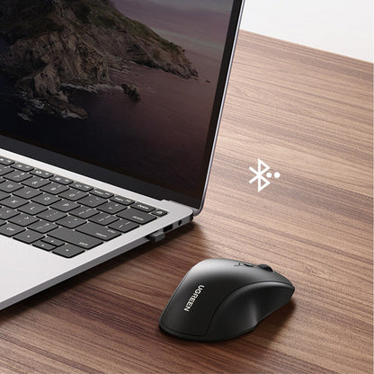 Souris sans fil UGREEN MU101, 4000DPI, BT / Wi-Fi, Bleu